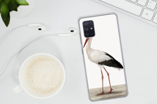 Coque Samsung Galaxy A51 - Garçons - Enfants - Filles - Cigogne - Kids - Coque de téléphone en Siliconen