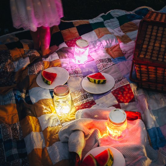 Glo Pals Alex, light up cubes, geel, kunststof, 4 stuks van Glo Pals — afbeelding 4