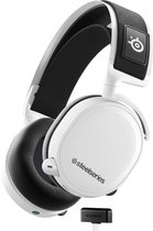 Steelseries Arctis 7+ Casque Avec fil &sans fil Arceau Jouer USB Type-C Bluetooth Noir, Blanc