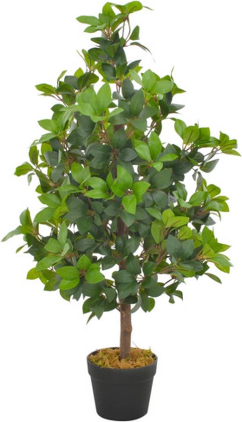 vidaXL-Kunstplant-met-pot-laurierboom-90-cm-groen
