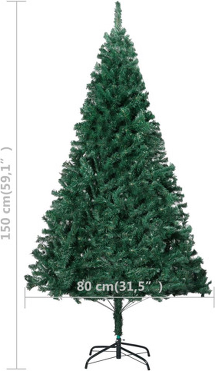 Vidaxl Pop-up Kerstboom 1 Groen 150 X 46 Cm Kunstboom