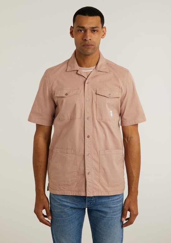 Chasin' Overhemd Shirt met korte mouwen Reef.S Work Roze Maat M