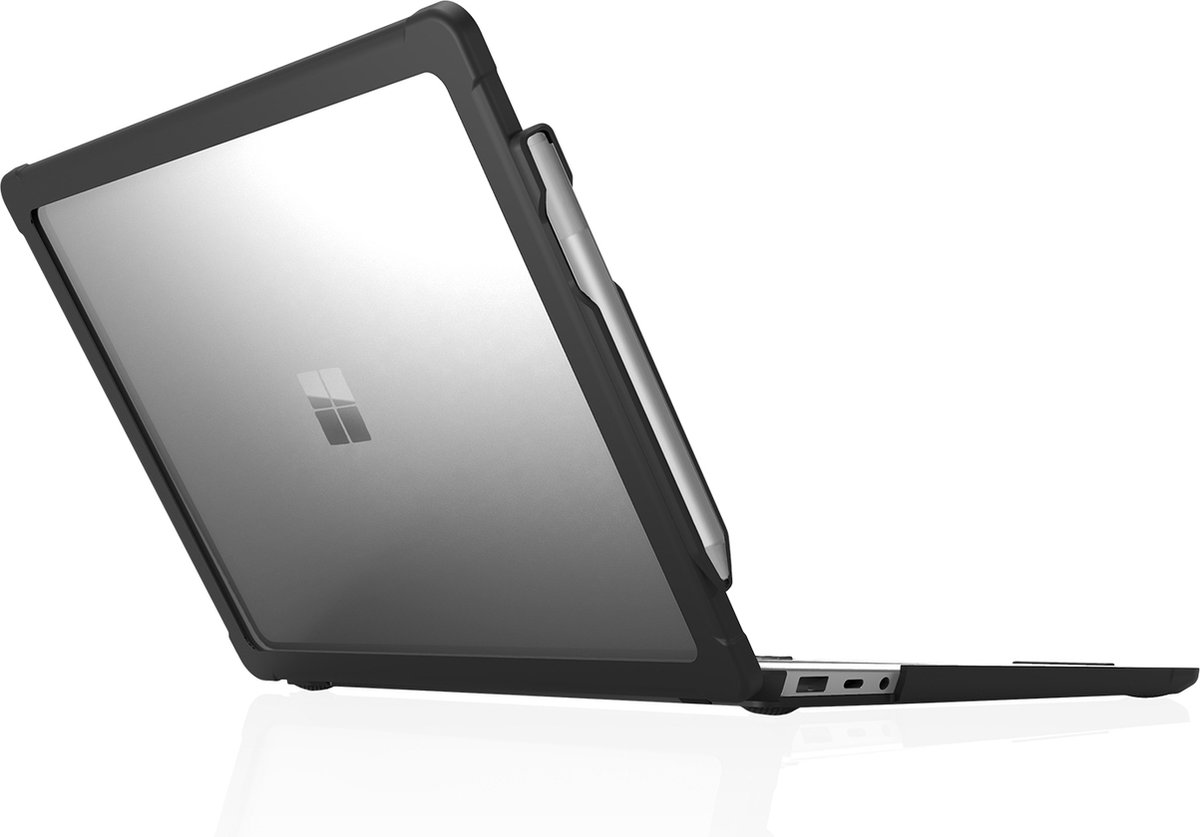 STM Dux - geschikt voor de Surface laptop 2/3/4/5 - extra bescherming - pencil opbergen - zwart