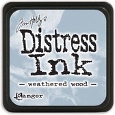 Ranger Distress Stempelkussen - Mini ink pad - Weathered wood
