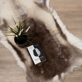 WOOOL® Rendiervacht - Lapland Bruin Creme Melange XXL (120-140cm) 100% Echt - Interieur Decoratie - ECO+