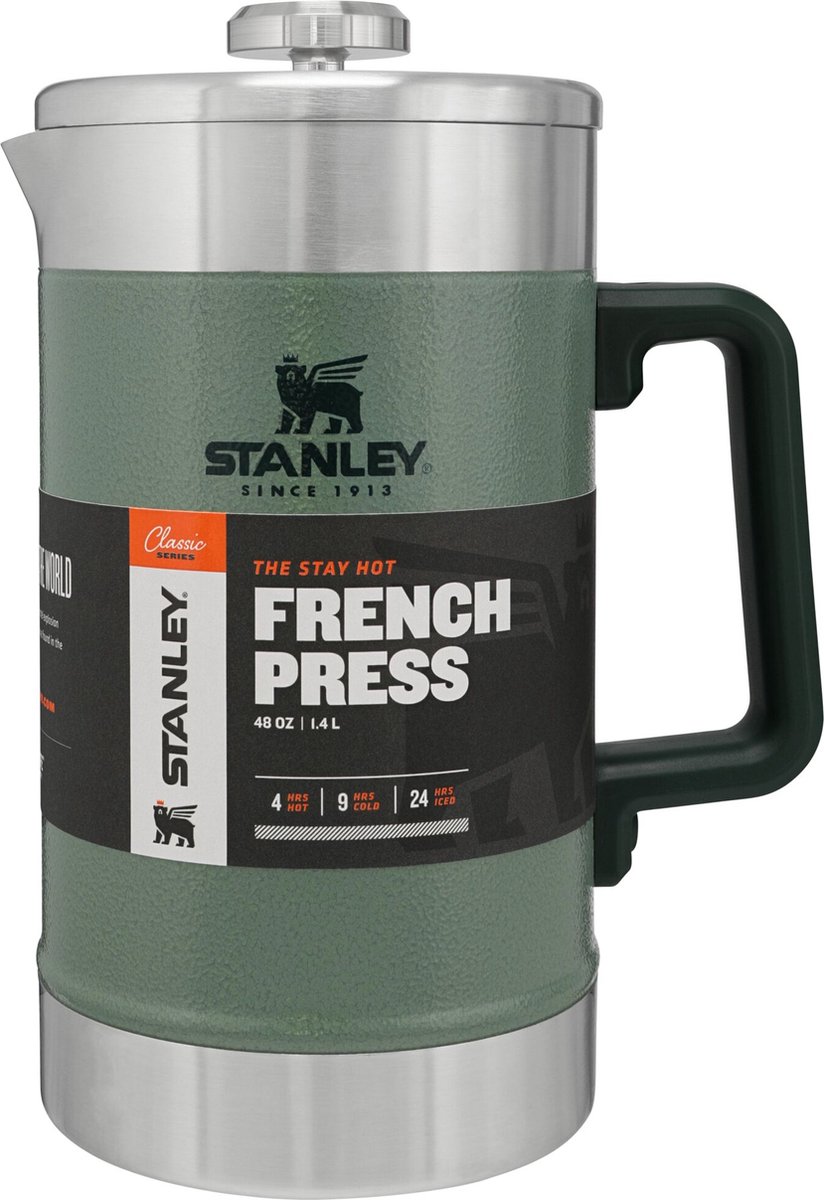 Stanley Classic Stay Hot Stainless Steel French Press 48 Oz - Hammertone  Green for sale online