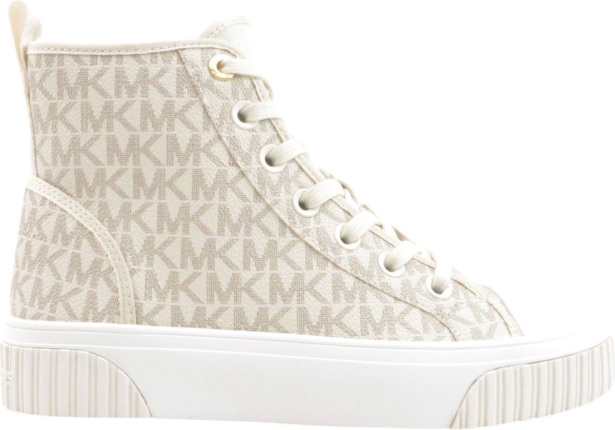 Michael Kors Gertie High Top Vanilla Dames Sneakers - Beige - Maat 41