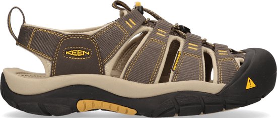 Keen Newport H2 Heren Wandelsandalen Raven/Aluminum | Grijs | Polyester | Maat 42 | K1008399