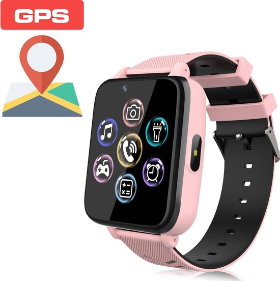 Smartwatch met GPS voor kinderen, horloge-telefoon voor meisjes en  jongens,... | bol.com