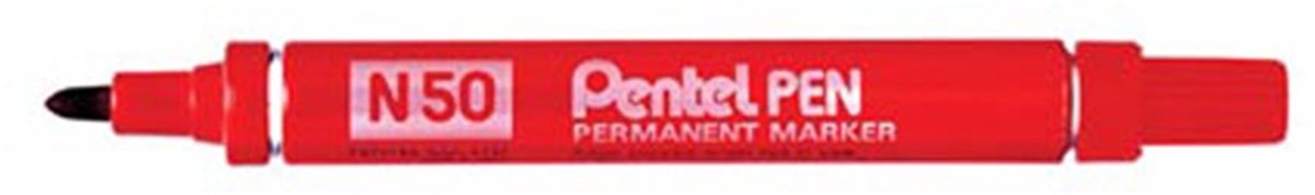 Pentel N50 Merkstift - Rood