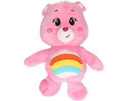 Troetelbeertjes pluche knuffel - roze - 28 cm - Cartoon knuffel - Troetelberen - Pluche knuffels