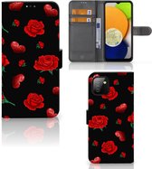 Wallet Book Case Geschikt voor Samsung Galaxy A03 Smartphone Hoesje Valentijnscadeau