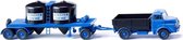 Wiking Miniatuurvrachtwagen Man Scholven Chemie 1:87 Blauw