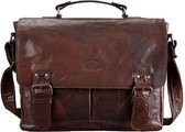 Pride and Soul Leren Laptoptas Baggie Bag L
