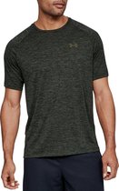 Under Armour Tech 2.0 Sportshirt Groen Heren - Maat XL