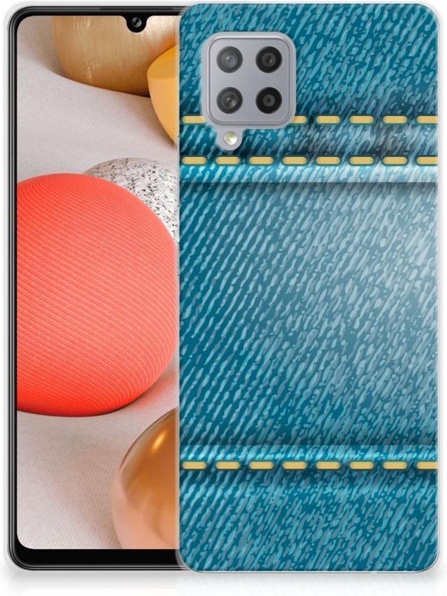 Samsung Galaxy A42 Silicone Back Cover Jeans