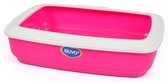 Duvo+ Kattenbak met rand maui Roze 50x38x12cm