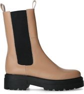 Sacha - Dames - Camel leren chelsea boots - Maat 39