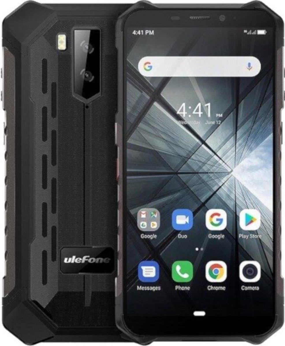 Ulefone Armor X3 14 cm (5.5'') 2 GB 32 GB Dual SIM 3G Micro-USB Zwart Android 9.0 5000 mAh