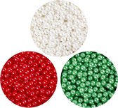Pearl Clay®, groen, rood, wit, 1 set, 3x25+38 gr