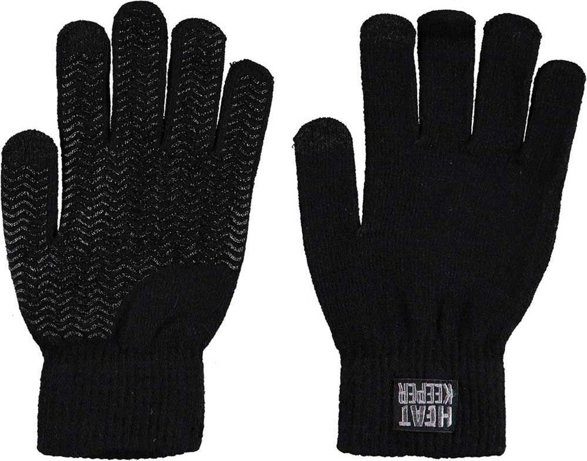 Berg Vesuvius Dreigend eerste Zwarte thermo handschoenen voor kinderen - Warme handschoenen voor  jongens/meisjes 5-8... | bol.com