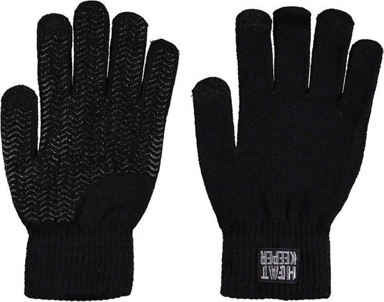 Toerist Onderdompeling Decoratief Zwarte thermo handschoenen voor kinderen - Warme handschoenen voor  jongens/meisjes 5-8... | bol.com