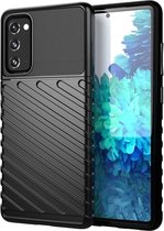 Samsung Galaxy S20 FE Twill Thunder Texture Back Cover Zwart