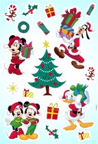 Mickey Kerstcadeautjes Muursticker set