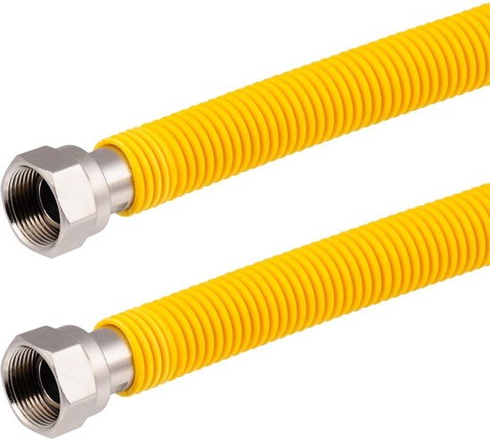 Scanpart gasslang aansluitset 120 centimeter - Geschikt voor inbouwapparaten - Flexibel - RVS - NL van Merkloos — afbeelding 4