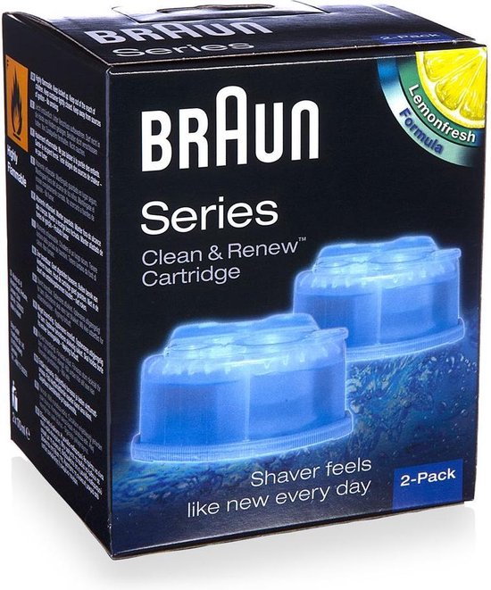 Braun Clean & Renew - 2 stuks - Reinigingsvloeistof Scheerapparaat | bol.com