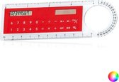 Lineaal met Zonne-Calculator en Vergrootglas (10 cm) 143749