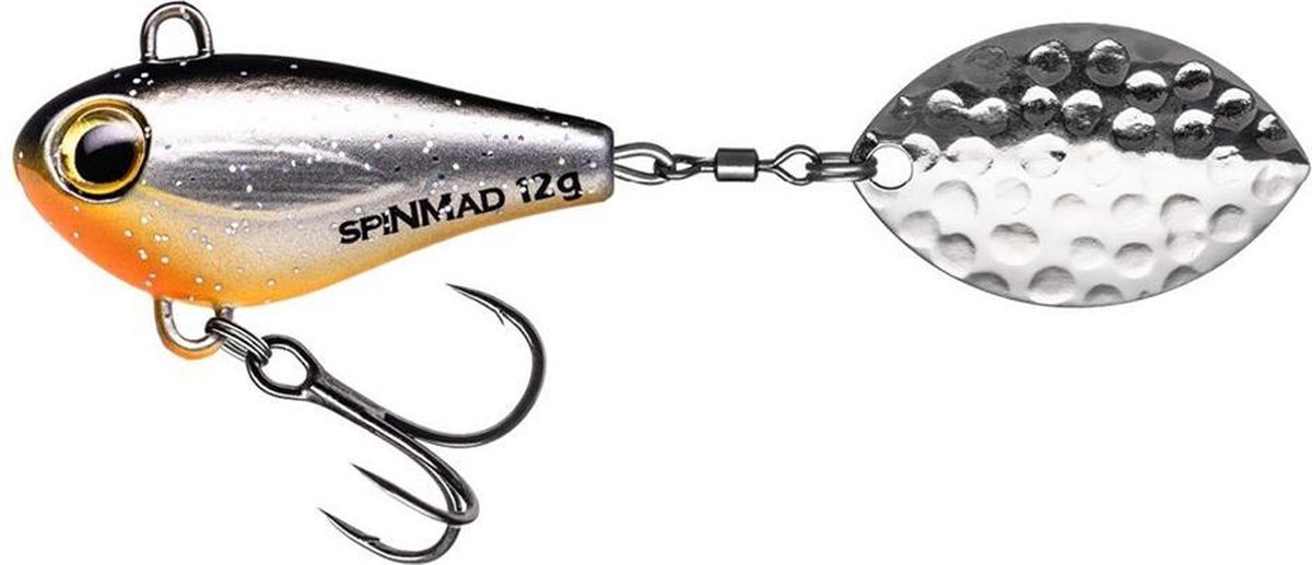 SpinMad Jigmaster - 6 cm - grijs spikkel oranje