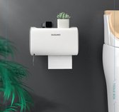 Toiletrolhouder / Tissues Doos - Especially - Wc houder - Opbergdoos / Dispenser - Opslagruimte - Waterdicht - Badkamer 1