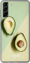 6F hoesje - geschikt voor Samsung Galaxy S21 -  Transparant TPU Case - Avocado Aficionado #ffffff