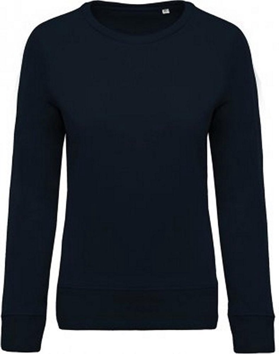 Kariban Dames/dames Organic Raglan Sweatshirt Marine Blauw