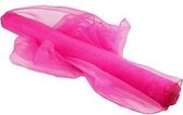 Organza stof, b: 50 cm, roze, 10m