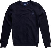 Super Dry Sportstyle Crew BR heren sportsweater marine