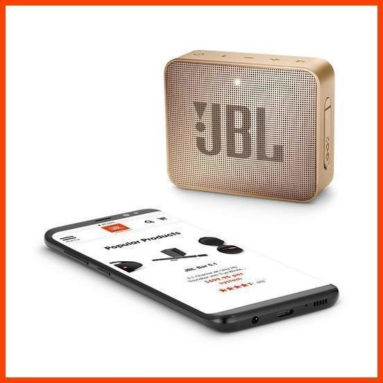 JBL Go 2 Goud - Draadloze Bluetooth Mini Speaker - JBL