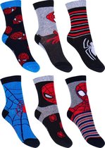 Marvel Spiderman sokken - set van 6 paar - maat 23/26