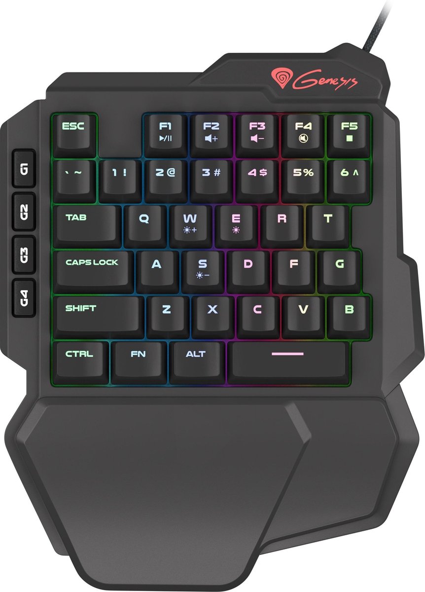 Keyboard Genesis Thor 100 RGB RGB Black