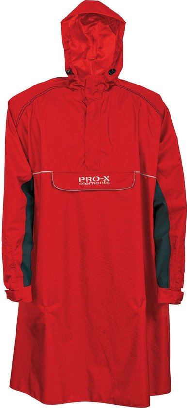 Pro-x Elements Fietsponcho Bern Polyamide Rood Maat Xl/xxl