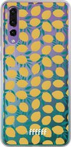 6F hoesje - geschikt voor Huawei P30 -  Transparant TPU Case - Lemons #ffffff