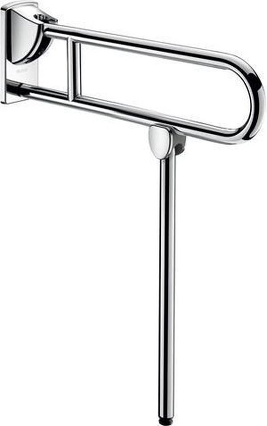 Poignée pliante avec socle Ø32 L.650 inox brillant