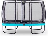 EXIT Elegant Premium trampoline rechthoek 244x427cm met Deluxe veiligheidsnet - blauw