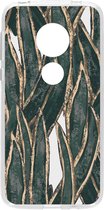 Design Backcover Motorola Moto G7 Play hoesje - Wild Bladeren