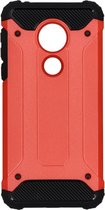Rugged Xtreme Backcover Motorola Moto G7 Power hoesje - Rood