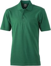 James and Nicholson Unisex Basic Polo Shirt (Donkergroen)