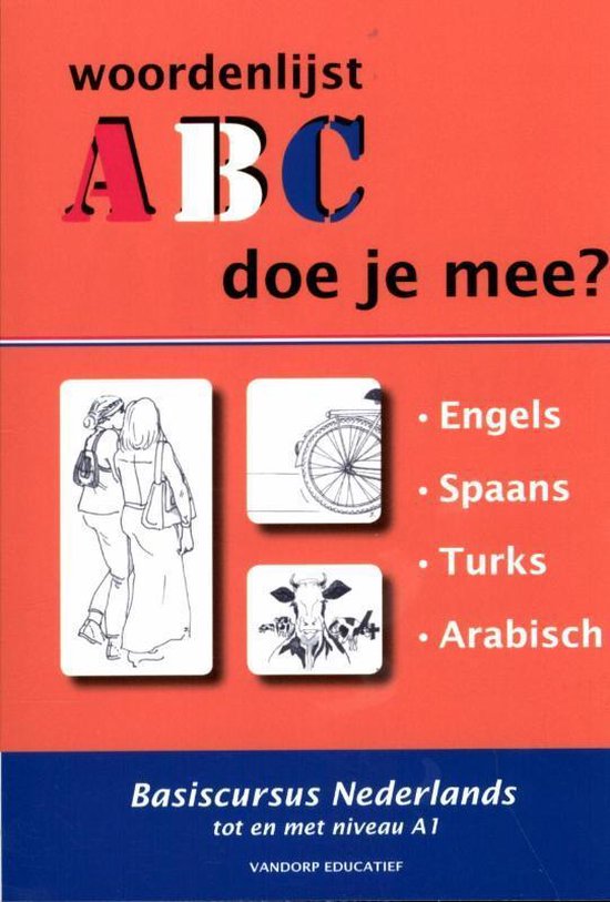 ABC - Doe je mee? 1.Engels, Spaans, Turks, Arabisch woordenlijsten