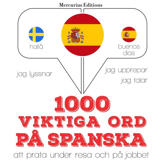1000 viktiga ord på spanska - cover