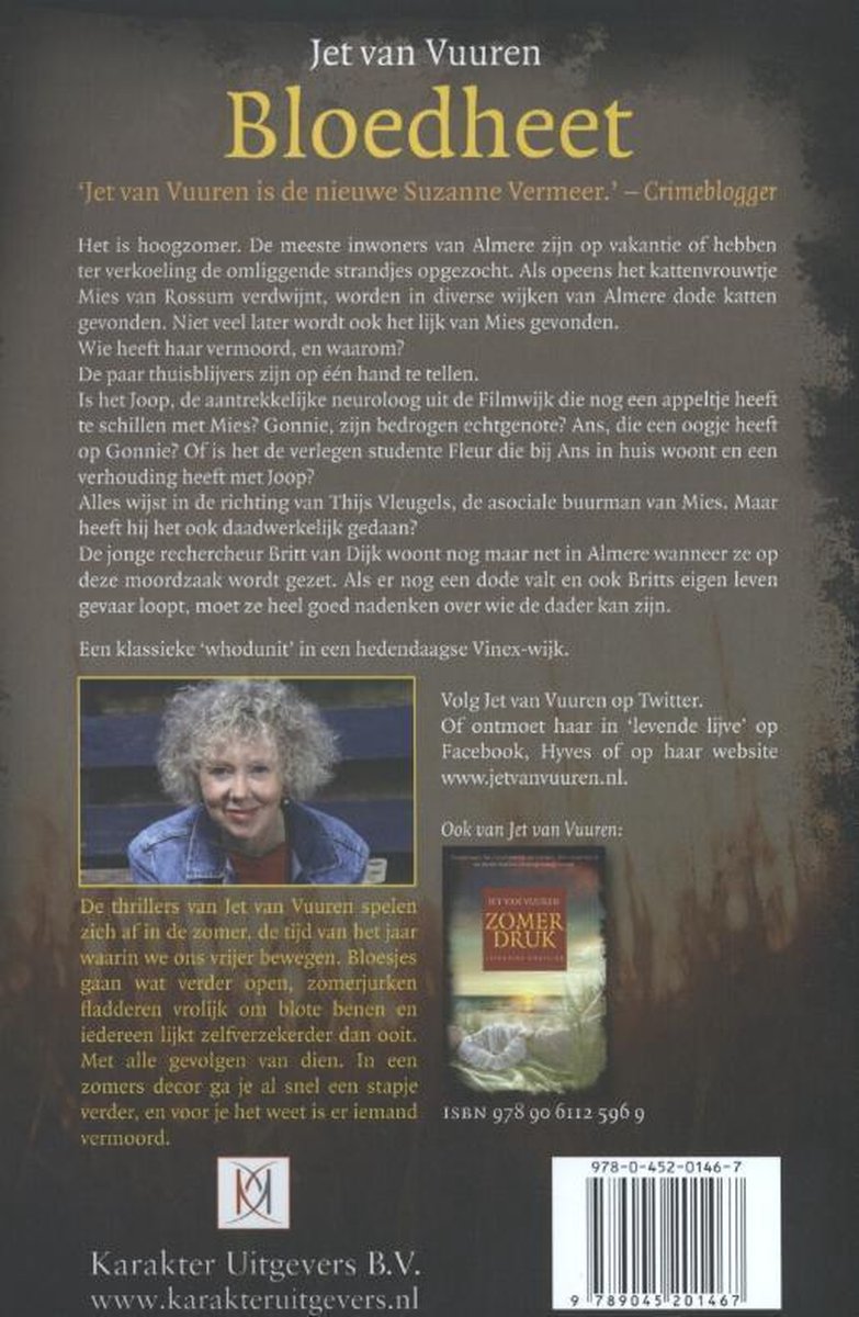 Bloedheet - back cover